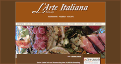 Desktop Screenshot of larteitaliana.com